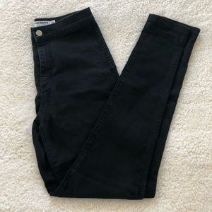 American Apparel Easy Jean Black High Waised